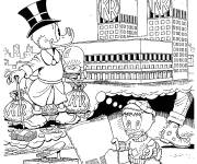 Coloriage Le riche Picsou