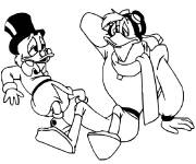 Coloriage Picsou et Flagada Jones