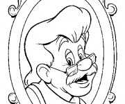 Coloriage Le portrait de Gapetto