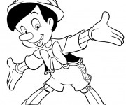 Coloriage Pinocchio disney