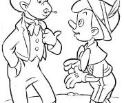 Coloriage Pinocchio et le tyran maléfique