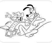 Coloriage La surprise du Pluto