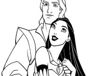 Coloriage Pocahontas 35