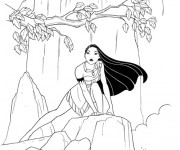 Coloriage Pocahontas 44