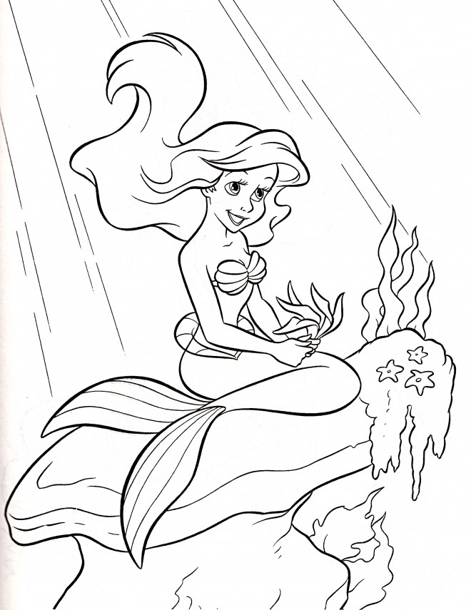Coloriage Princesse Ariel 15 gratuit à imprimer en ligne princesse ariel 15 3152