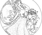 Coloriage Blanche-neige, la princesse Disney