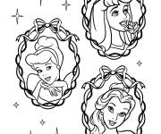 Coloriage Images de princesses Walt Disney
