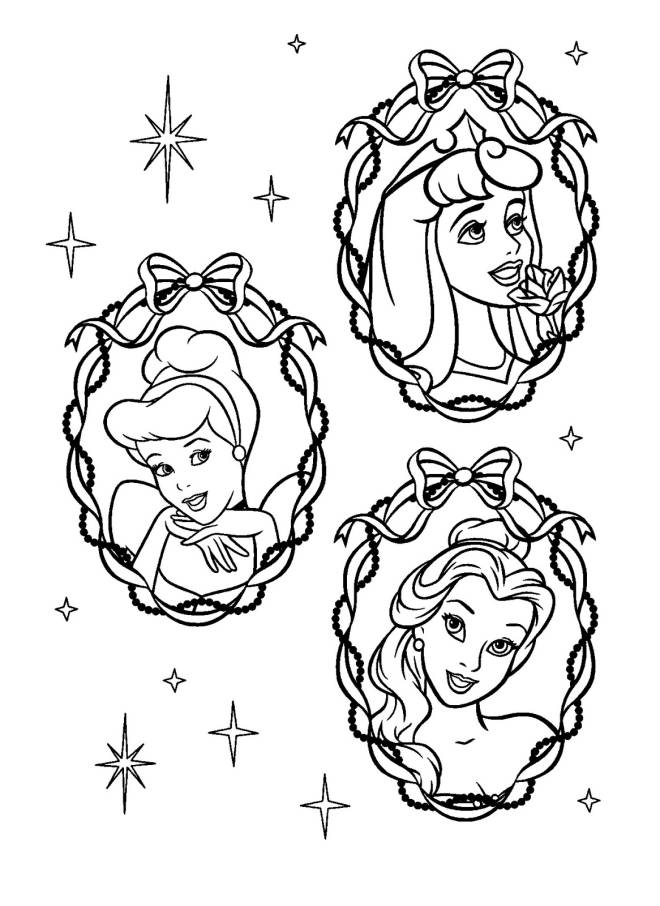 Coloriage et dessins gratuits Images de princesses Walt Disney à imprimer