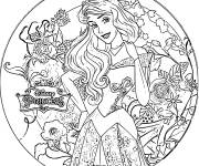 Coloriage La princesse Aurore de Disney
