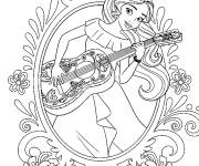 Coloriage La Princesse Elena de Disney