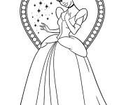 Coloriage Personnage Disney Cendrillon