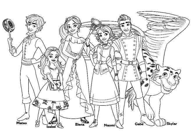 Coloriage et dessins gratuits Princesse d'Avalor à colorier à imprimer