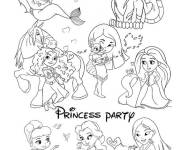 Coloriage Princesses Disney fille 10 ans Kawaii