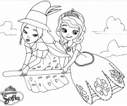 Coloriage et dessins gratuit Princesse Sofia et la malédiction de princesse Eva à imprimer