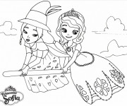 Coloriage Princesse Sofia et la malédiction de princesse Eva