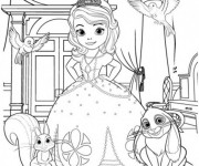 Coloriage Princesse Sofia