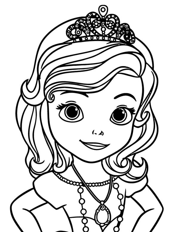 princesse sofia facile a dessiner 3222