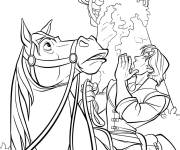 Coloriage Flynn appelle Raiponce