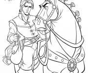 Coloriage Le courant ne passe pas entre Flynn et Maximus