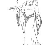 Coloriage M&egrave;re Gothel