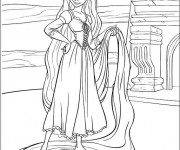 Coloriage Raiponce 18