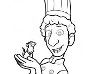 Coloriage Alfredo tenant Remy
