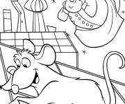Coloriage Auguste Gusteau et Remy