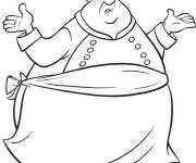 Coloriage et dessins gratuit Chef Auguste Gusteau de Ratatouille à imprimer