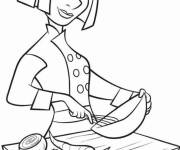 Coloriage Colette de ratatouille