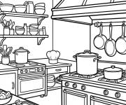Coloriage Cuisine de Gusteau