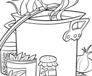 Coloriage Le rat Remy et son secret de cuisine