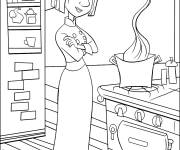Coloriage Personnage Colette Tatou de Ratatouille