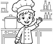 Coloriage Petit Linguini te salue