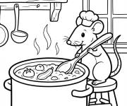 Coloriage Remy et sa soupe secrete