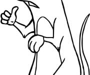 Coloriage Remy facile Ratatouille