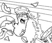 Coloriage Sc&egrave;ne dr&ocirc;le de Ratatouille