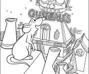 Coloriage Sc&egrave;ne du film Ratatouille