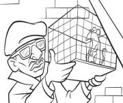 Coloriage Skinner a captur&eacute; Remy
