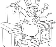 Coloriage Skinner en col&egrave;re