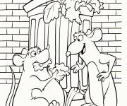 Coloriage Souris Remy Ratatouille