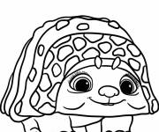 Coloriage B&eacute;b&eacute; Tuk Tuk mignon pour enfant