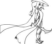 Coloriage La princesse Raya de Raya Et Le Dernier Dragon