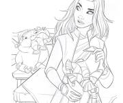 Coloriage Le cadeau de Raya &agrave; Tuk Tuk