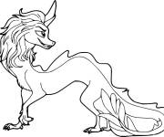 Coloriage Le dragon de Raya Sisu