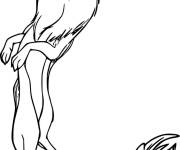 Coloriage Le dragon Sissu de Raya Et Le Dernier Dragon