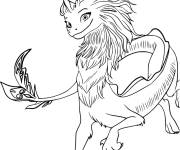 Coloriage Le dragon Sisu