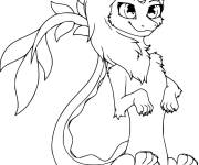 Coloriage Le dragon Sisu mignon
