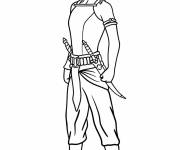Coloriage Namaari simple