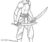 Coloriage Princesse Namaari de Raya Et Le Dernier Dragon