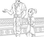 Coloriage Raya avec Benja de Raya Et Le Dernier Dragon
